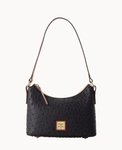 Ostrich Baguette Black -Online Sale Dooney & Bourke B2324G OTBLPAKR