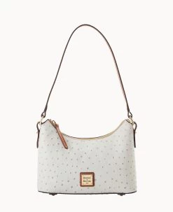 Ostrich Baguette Black -Online Sale Dooney & Bourke B2324G OTFGPAKR