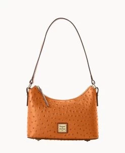 Ostrich Baguette Black -Online Sale Dooney & Bourke B2324G OTTNPAKR