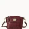 Denison Mini Domed Crossbody Bordeaux -Online Sale Dooney & Bourke B2325G 8DBXPABM