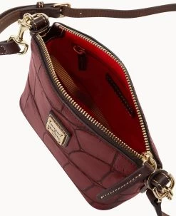 Denison Mini Domed Crossbody Bordeaux -Online Sale Dooney & Bourke B2325G 8DBXPABM ALT2 1