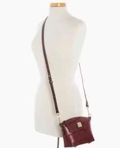 Denison Mini Domed Crossbody Bordeaux -Online Sale Dooney & Bourke B2325G 8DBXPABM ALT4