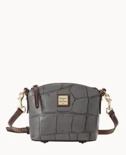 Denison Mini Domed Crossbody Bordeaux -Online Sale Dooney & Bourke B2325G 8DSMPABM