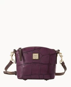 Denison Mini Domed Crossbody Bordeaux -Online Sale Dooney & Bourke B2325G 8DXPPABM