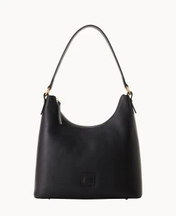 Florentine Hobo Black Black