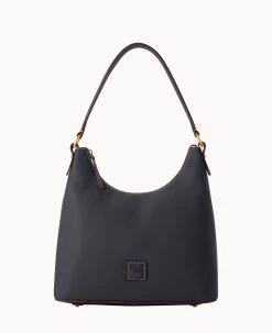 Florentine Hobo Black Black -Online Sale Dooney & Bourke B2326D SCNVSCNV