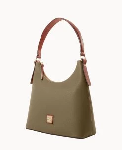 Pebble Grain Hobo Olive -Online Sale Dooney & Bourke B2326G AWOLPATN ALT1