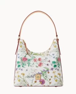 Botanical Collection Hobo White -Online Sale Dooney & Bourke B2326G BZWHSVNA 2