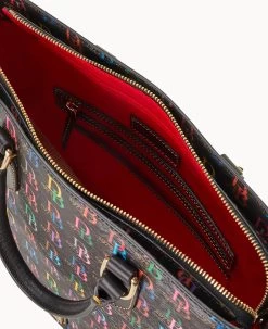 DB75 Multi Editor's Tote Black -Online Sale Dooney & Bourke B2328G 5SBLPABL ALT2