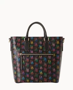 DB75 Multi Editor's Tote Black -Online Sale Dooney & Bourke B2328G 5SBLPABL ALT3