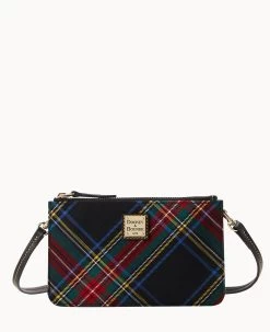Tartan Large Bella Crossbody Black -Online Sale Dooney & Bourke B2335G TTBLPABL 1