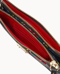 Tartan Large Bella Crossbody Black -Online Sale Dooney & Bourke B2335G TTBLPABL ALT2