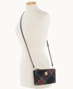 Tartan Large Bella Crossbody Black -Online Sale Dooney & Bourke B2335G TTBLPABL ALT4 1