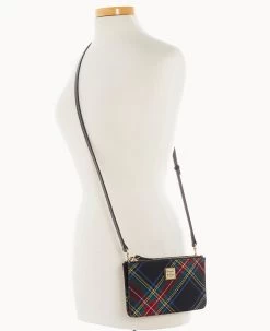 Tartan Large Bella Crossbody Black -Online Sale Dooney & Bourke B2335G TTBLPABL ALT4