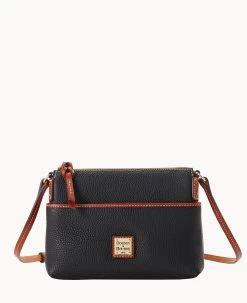 Pebble Grain Katie Crossbody Black -Online Sale Dooney & Bourke B2340G AWBLPATN 2