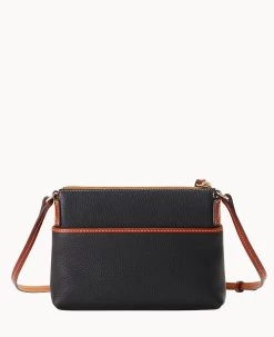 Pebble Grain Katie Crossbody Black -Online Sale Dooney & Bourke B2340G AWBLPATN ALT3 1