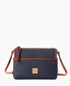 Pebble Grain Katie Crossbody Black -Online Sale Dooney & Bourke B2340G AWMDPATN