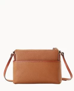 Pebble Grain Rosie Crossbody Caramel -Online Sale Dooney & Bourke B2341G AWCAPATN ALT3