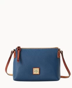 Pebble Grain Rosie Crossbody Caramel -Online Sale Dooney & Bourke B2341G AWJEPATN