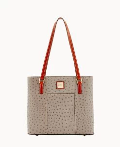 Ostrich Small Lexington Plum Wine 40 Ostrich Small Lexington Plum Wine -Online Sale Dooney & Bourke B2342G OTGYPATN