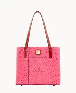 Ostrich Small Lexington Plum Wine 36 Ostrich Small Lexington Plum Wine -Online Sale Dooney & Bourke B2342G OTHPPATN