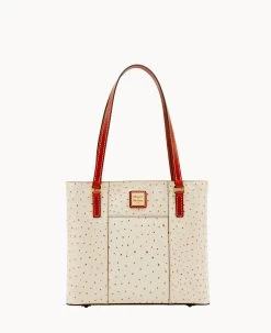Ostrich Small Lexington Plum Wine 39 Ostrich Small Lexington Plum Wine -Online Sale Dooney & Bourke B2342G OTPEPATN