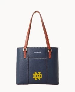 Collegiate University Of Notre Dame Small Lexington Notre Dame 15 Collegiate University Of Notre Dame Small Lexington Notre Dame -Online Sale Dooney & Bourke B2342H AWNVPATNNTRE 1
