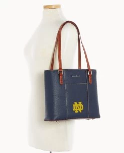 Collegiate University Of Notre Dame Small Lexington Notre Dame 18 Collegiate University Of Notre Dame Small Lexington Notre Dame -Online Sale Dooney & Bourke B2342H AWNVPATNNTRE ALT4 1