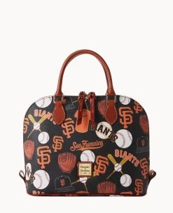 MLB Giants Zip Zip Satchel GIANTS -Online Sale Dooney & Bourke B2343G QUBLPATNGINT