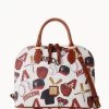 MLB Diamondbacks Zip Zip Satchel DIAMONDBACKS -Online Sale Dooney & Bourke B2343G QUMWPATNDBAK