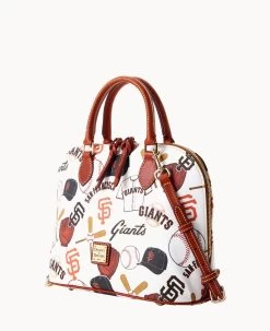 MLB Giants Zip Zip Satchel GIANTS -Online Sale Dooney & Bourke B2343G QUMWPATNGINT ALT1 1
