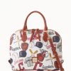 MLB Guardians Zip Zip Satchel GUARDIANS -Online Sale Dooney & Bourke B2343G QUMWPATNGUAR