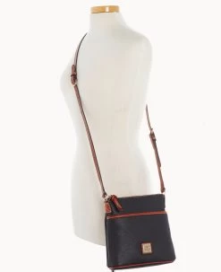 Pebble Grain Small Everyday Crossbody Black 25 Pebble Grain Small Everyday Crossbody Black -Online Sale Dooney & Bourke B2366G AWBLPATN ALT4