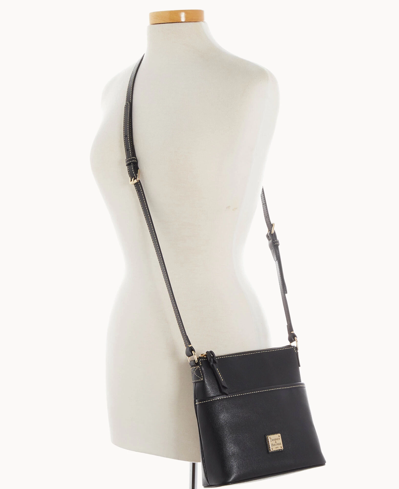 Saffiano Small Everyday Crossbody Black 6 Saffiano Small Everyday Crossbody Black - Image 4