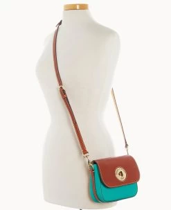 Pebble Turnlock Flap Saddle Spearmint -Online Sale Dooney & Bourke B2375G 9PSPPATN ALT4