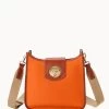 Pebble Turnlock Messenger 28 Clementine -Online Sale Dooney & Bourke B2377G 9PCEPATN