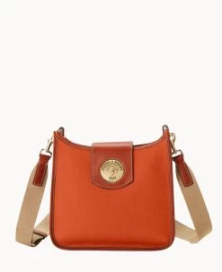 Pebble Turnlock Messenger 28 Clementine 38 Pebble Turnlock Messenger 28 Clementine -Online Sale Dooney & Bourke B2377G 9PCRPATN