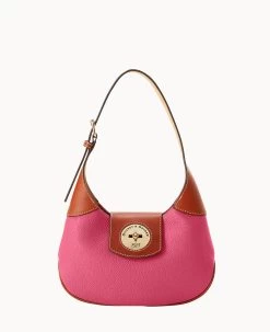 Pebble Turnlock Hobo 26 Hot Pink -Online Sale Dooney & Bourke B2378G 9PHPPATN 2