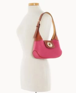 Pebble Turnlock Hobo 26 Hot Pink -Online Sale Dooney & Bourke B2378G 9PHPPATN ALT4 1