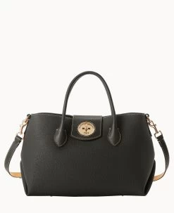 Pebble Turnlock Handle Tote 30 Spearmint 32 Pebble Turnlock Handle Tote 30 Spearmint -Online Sale Dooney & Bourke B2382G 9PBLPABL