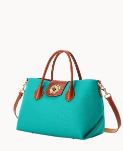 Pebble Turnlock Handle Tote 30 Spearmint 28 Pebble Turnlock Handle Tote 30 Spearmint -Online Sale Dooney & Bourke B2382G 9PSPPATN ALT1 1
