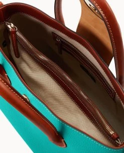 Pebble Turnlock Handle Tote 30 Spearmint 29 Pebble Turnlock Handle Tote 30 Spearmint -Online Sale Dooney & Bourke B2382G 9PSPPATN ALT2 1