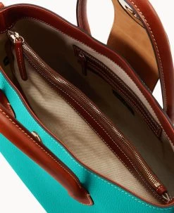 Pebble Turnlock Handle Tote 30 Spearmint 24 Pebble Turnlock Handle Tote 30 Spearmint -Online Sale Dooney & Bourke B2382G 9PSPPATN ALT2