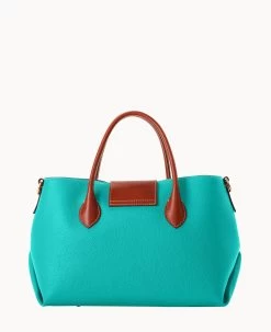 Pebble Turnlock Handle Tote 30 Spearmint 30 Pebble Turnlock Handle Tote 30 Spearmint -Online Sale Dooney & Bourke B2382G 9PSPPATN ALT3 1