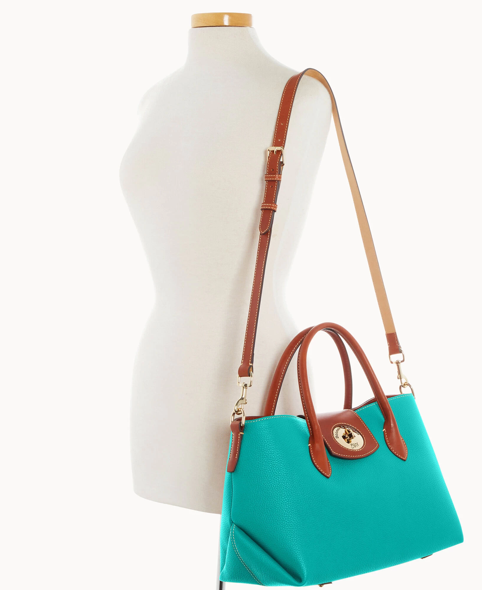 Pebble Turnlock Handle Tote 30 Spearmint 7 Pebble Turnlock Handle Tote 30 Spearmint - Image 5