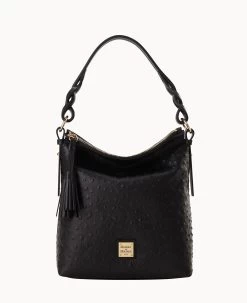 Ostrich Randy Black 17 Ostrich Randy Black -Online Sale Dooney & Bourke B2423G OTBLPABL 1