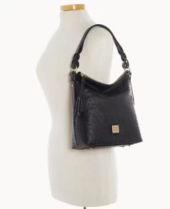 Ostrich Randy Black 16 Ostrich Randy Black -Online Sale Dooney & Bourke B2423G OTBLPABL ALT4