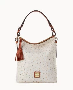 Ostrich Randy Black 22 Ostrich Randy Black -Online Sale Dooney & Bourke B2423G OTBOPATN