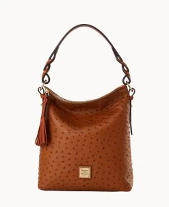 Ostrich Randy Black 23 Ostrich Randy Black -Online Sale Dooney & Bourke B2423G OTCAPATN