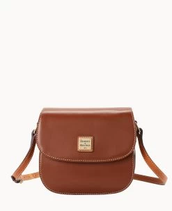 Wexford Leather Saddle Crossbody Black -Online Sale Dooney & Bourke B2430G JKNAPANA